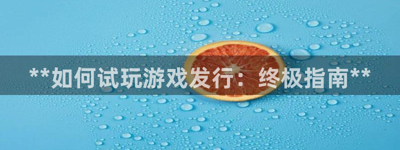 蓝狮子经理人：**如何试玩游戏发行：终极指南**