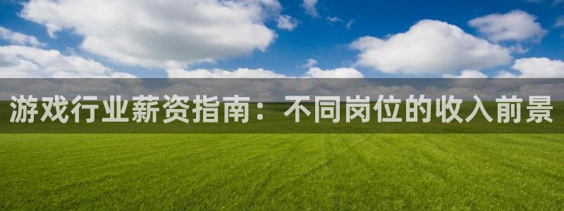蓝狮在线平台注册账号注意事项：游戏行业薪资指南：不同岗位的收入前景